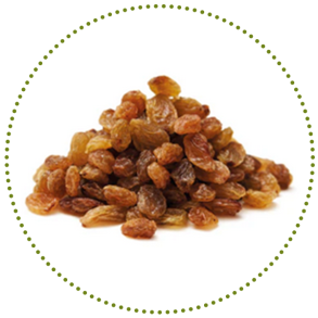 kologiske rosiner Sultanas 