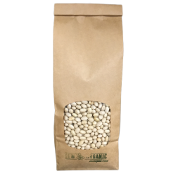 kologiske Bnner  hvide 700 g    pose